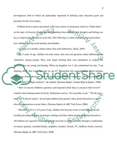 Culture Diversity in Childrens Development