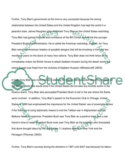 Tony Blairs Government