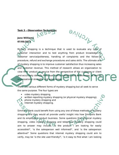 Decision Making in the Simmons Bank