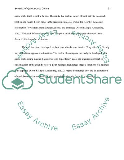 The Benefits of QuickBooks Online