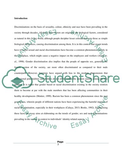 Discriminations on the Basis of Sexuality