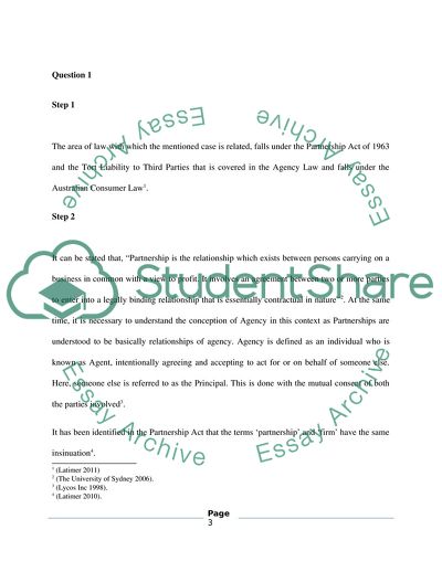 Dissolution Caused by the Acts of Partners