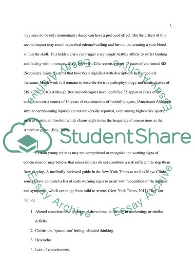 Second-Impact Syndrome In High-School Athletics