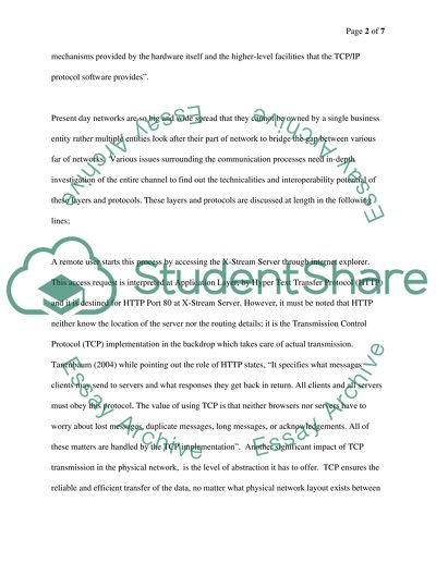 Communication Process with X-Stream Server