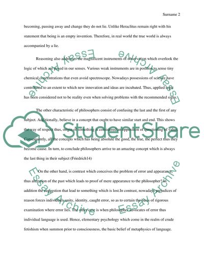 Reason in Philosophy