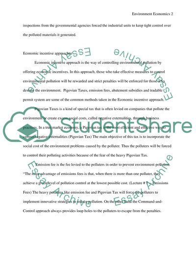 Environmental Economics