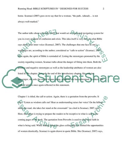 Bible Scriptures in Designed for Success