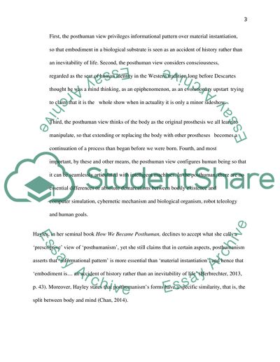 The Digital Age in Posthumanism