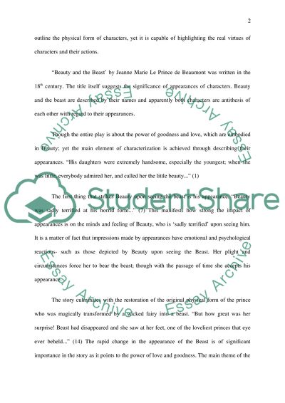 Significance of Appearances in Beauty and the Beast, Charlottes Web and Little Women