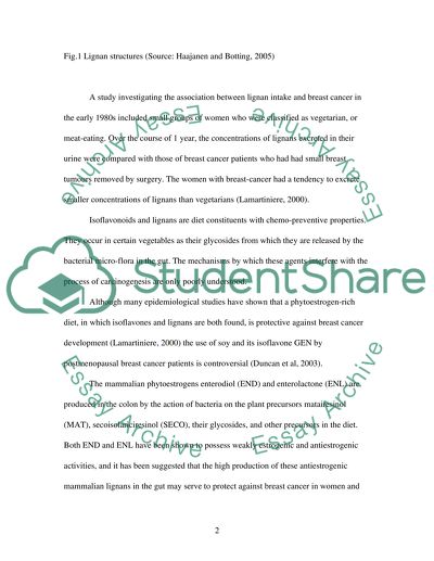 Role of Phytooestrogen in the Prevention of Breast Cancer