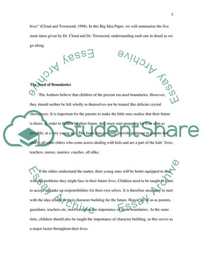 Boundaries with Kids by Dr Henry Cloud and Dr John Townsend
