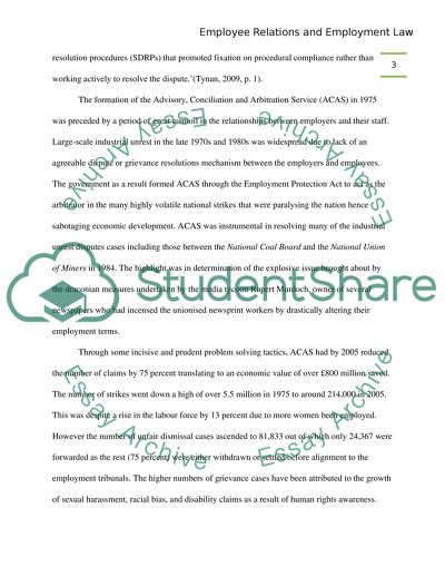 Employee Relations and Employee Law