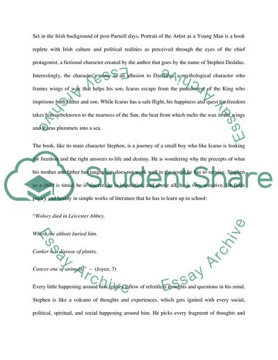 James Joyces Portrait of the Artist as a Young Man