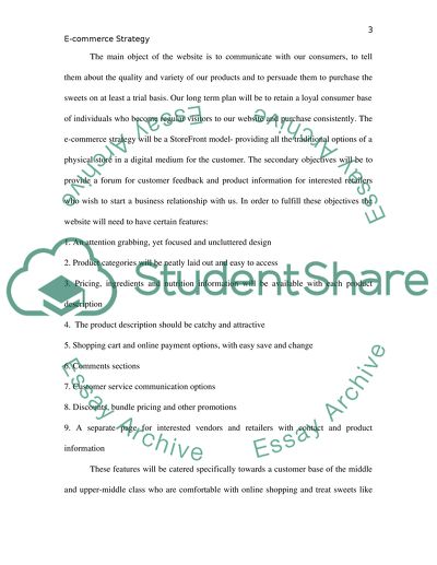 E-Commerce Strategy Truly Scrumptious