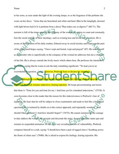 The Love Song of Alfred Prufrock by Eliot