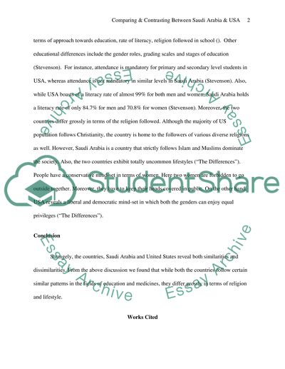 Education and Medicines in Saudi Arabia and the United States