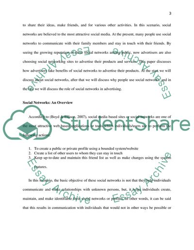 Using social media for advertising