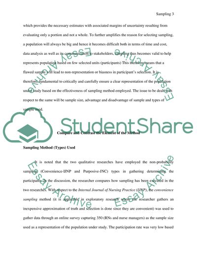 How Significant Sampling Is to the Achievement of Representative Findings