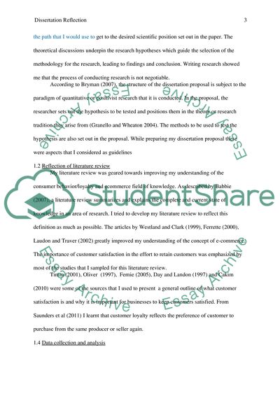 The Influence of E-commerce Reflection