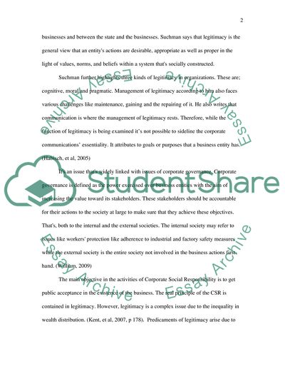 Legitimacy Theory In Brewing And Hotels Sector