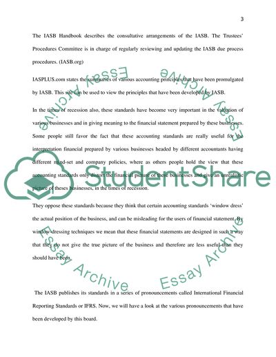 The Usefulness of Accounting Standards