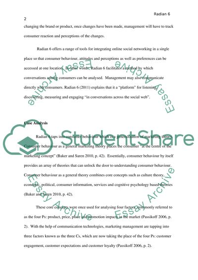 Consumer Behavior Analysis