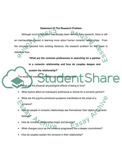 The Anatomy of Romance