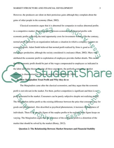 Market Structure, Financial Stability, and Development