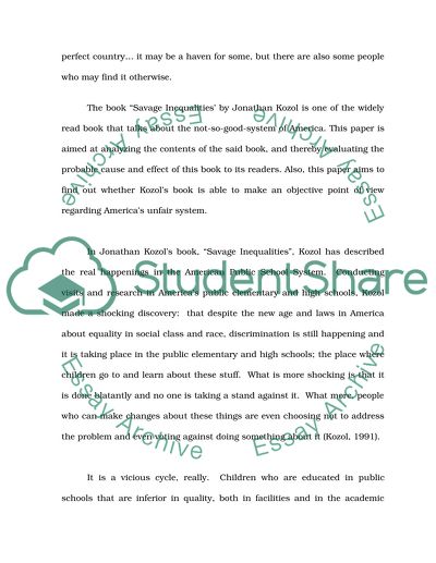 Richard Dawkins Selfish Gene and Jonathan Kozols Savage Inequalities