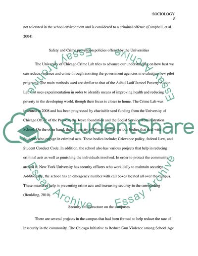 Research background information about crime prevention policies