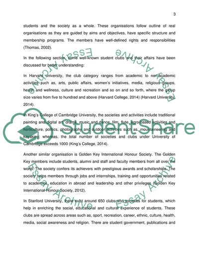 Growth Strategy for Students Society