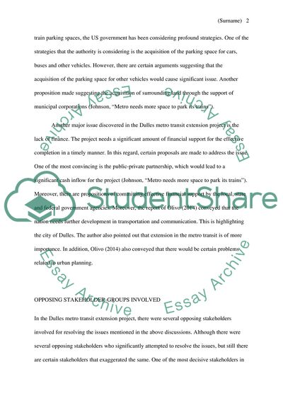 Dulles Transit Extension