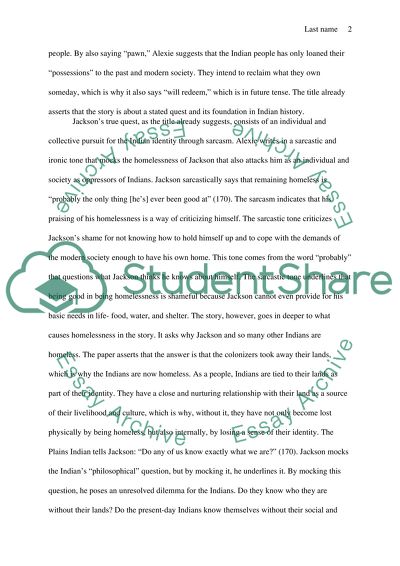 Alexie Sherman What You Pawn I Will Redeem