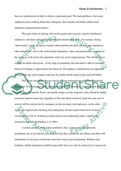 Theme & Introduction