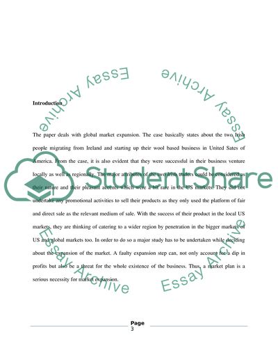 Global Market Expansion of New Irelands Wool