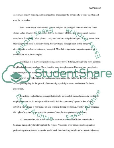 Urban Development Study