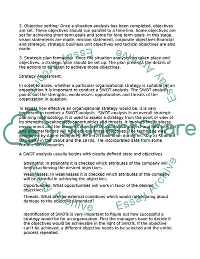 How would you set about assessing whether a particular strategy was appropriate for your organisation