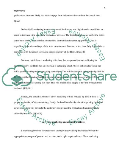 Current E-Marketing Engagement Practices