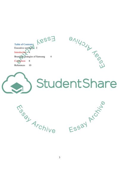 Branding Strategy of Samsung