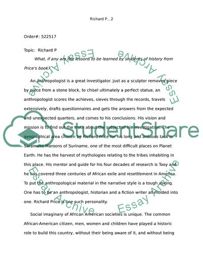 Travels with Tooy by Richard Price