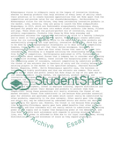 Business Overview of Nike Inc