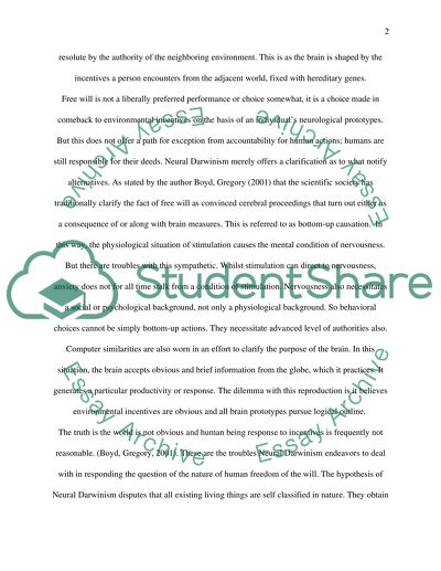 Freewill: Traditional vs Darwinian Approaches