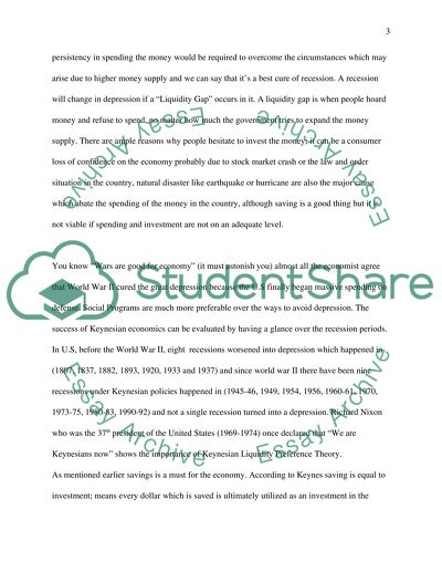 Keynesian Liquidity Preference Framework
