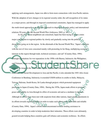 Japans Role in the Asia-Pacific Region