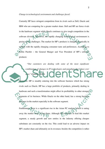 Change in Technological Environment and Challenges Faced