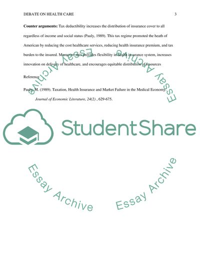 Tax Deductibility of a Group Health Insurance