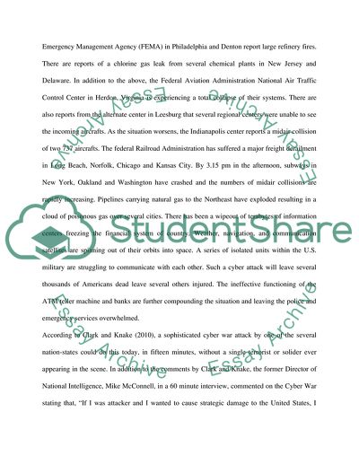 The Problem of Cyber Attacks