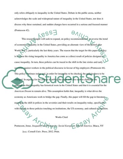 Cultural, Economic, and Institutional Inequality in the US