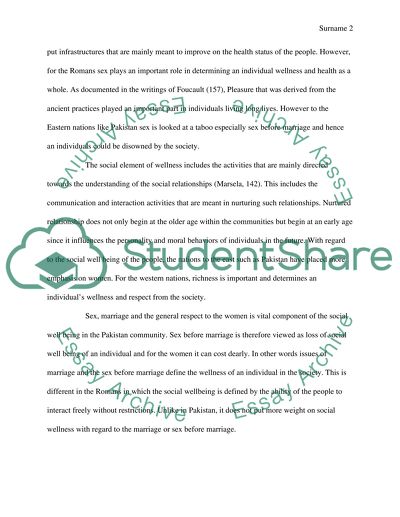 Compare how the wellness understood in 2 different country(west or east)