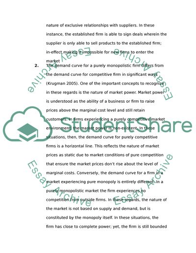 Microeconomics and Economic Processes